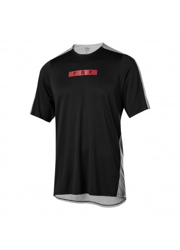 Fox Flexair Delta S/S Shirt - Black/Grey_11874