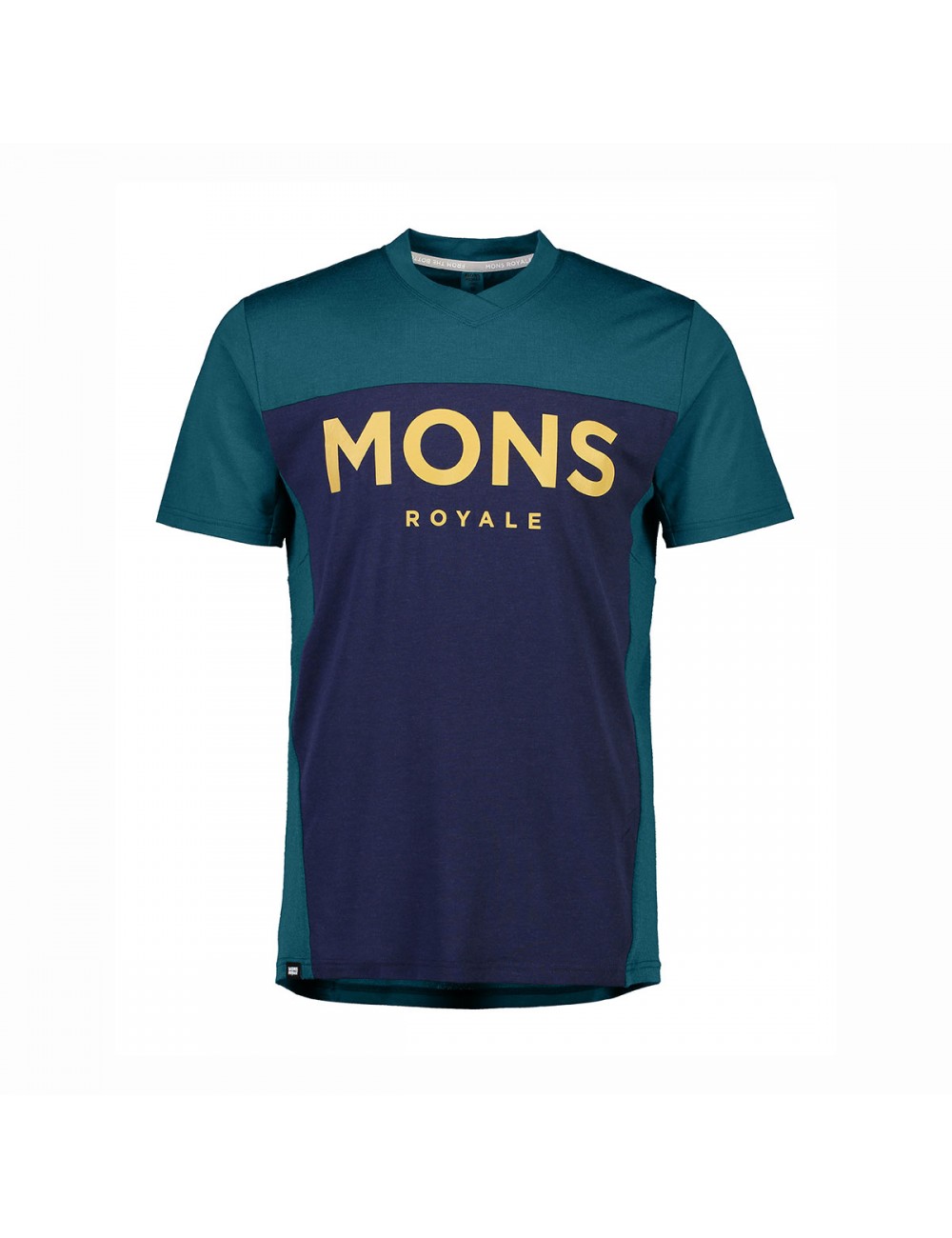 Mons Royale Redwood Enduro VT Shirt - Deep Teal Navy