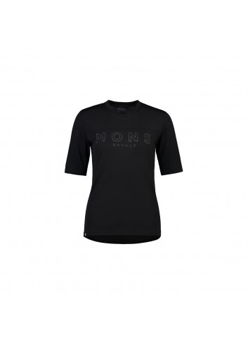 Mons Royale Wms Redwood Enduro Shirt - Black_14141
