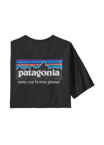 Patagonia P-6 Mission Organic T-Shirt - Black_14542