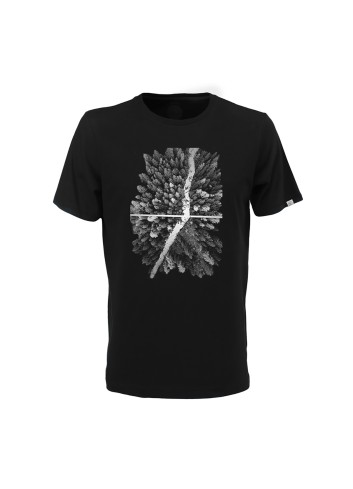 ZRCL T-Shirt Forest Foto - Black
