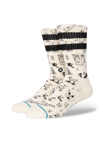 Stance Tagged Socks - Off White_14844