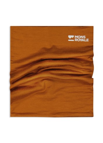 Mons Royale Double Up Neckwarmer - Copper