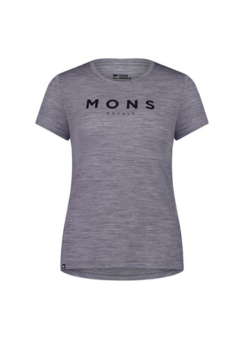 Mons Royale Wms Icon Tee - Grey