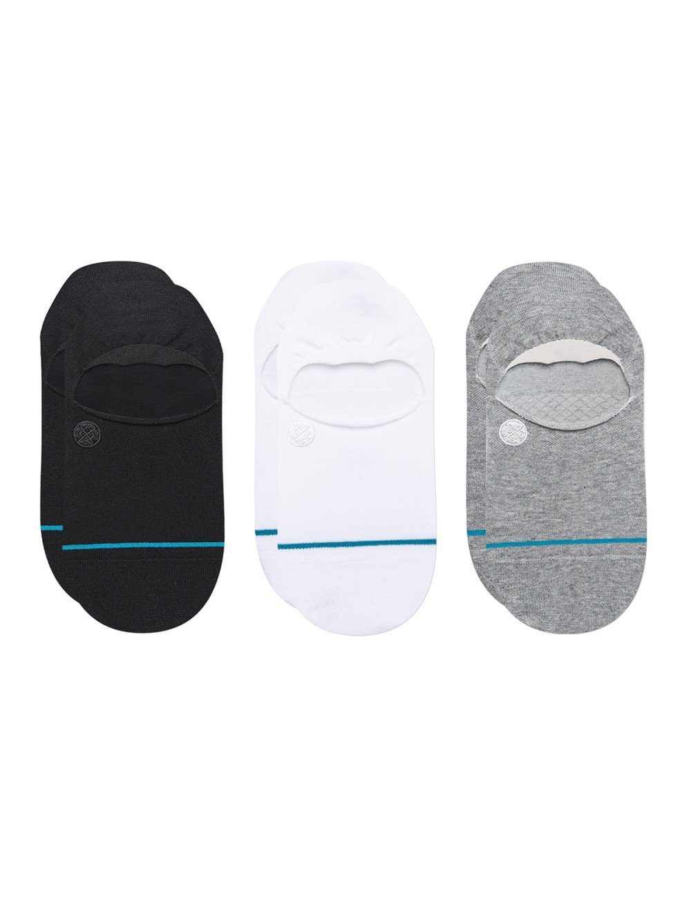 Stance Icon No Show 3 Pack Socks - Multi