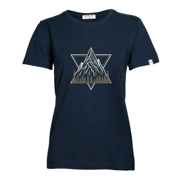 ZRCL Wms T-Shirt Alpine Peaks Luisa - Blue