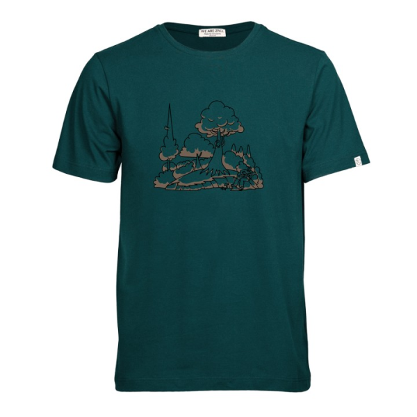 ZRCL Woodland Chords Zeno T-Shirt - Dark Sea M