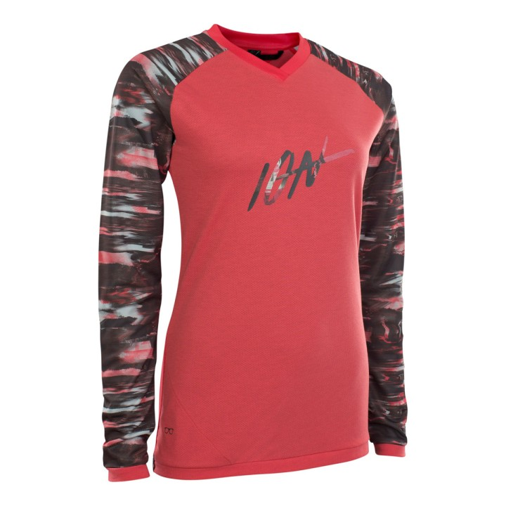 ION Wms Scrub_Amp Shirt LS - Pink S