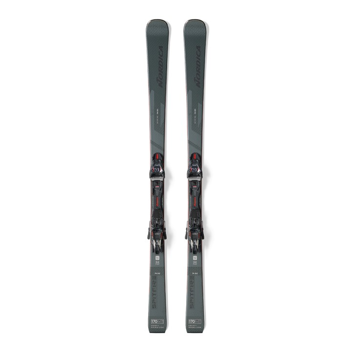 Nordica Spitfire 74 Ski - Grey/Green 165