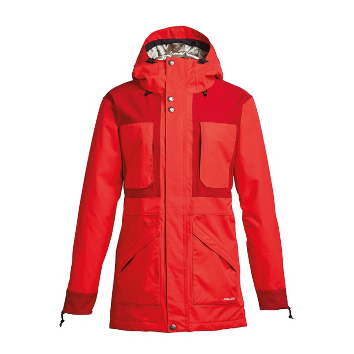 Airblaster Wms Storm Cloak Jacket - Red L