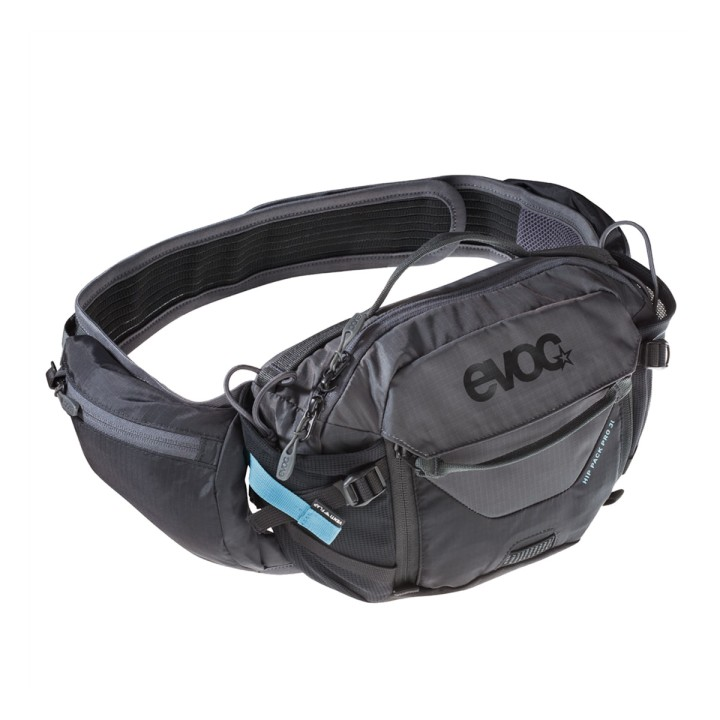 Evoc Hip Pack 3L + 1.5 Bladder - Black/Carbon
