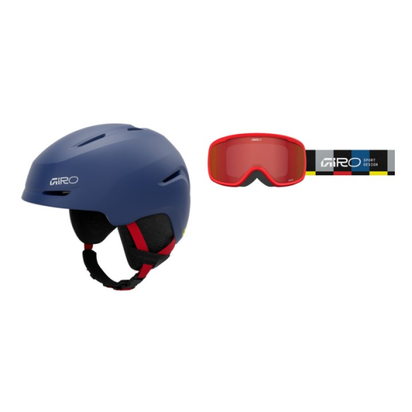 Giro Spur Combo Mips Helmet - Matte Blue/Red
