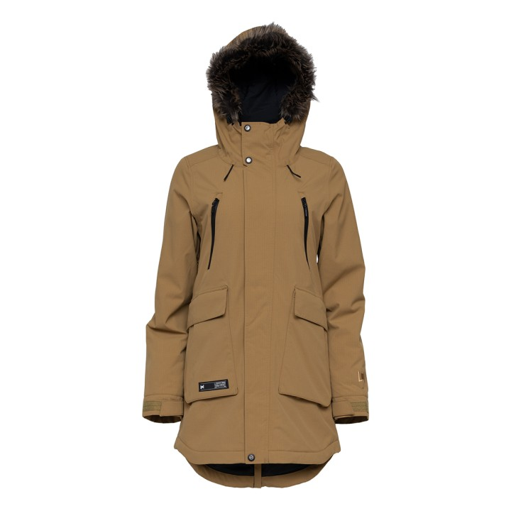 L1 Wms Fairbanks Jacket - Dull Gold S
