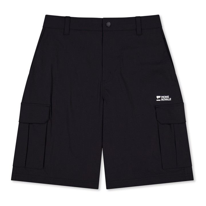 Mons Royale All Mission Cargo Shorts - Black L