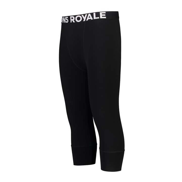 Mons Royale Cascade 3/4 Legging - Black XL