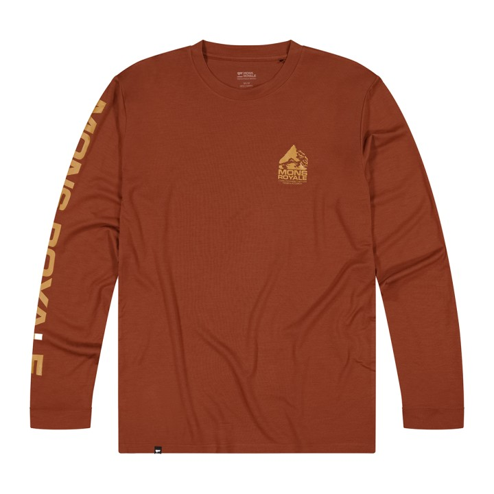 Mons Royale Icon Longsleeve - Sienna XL