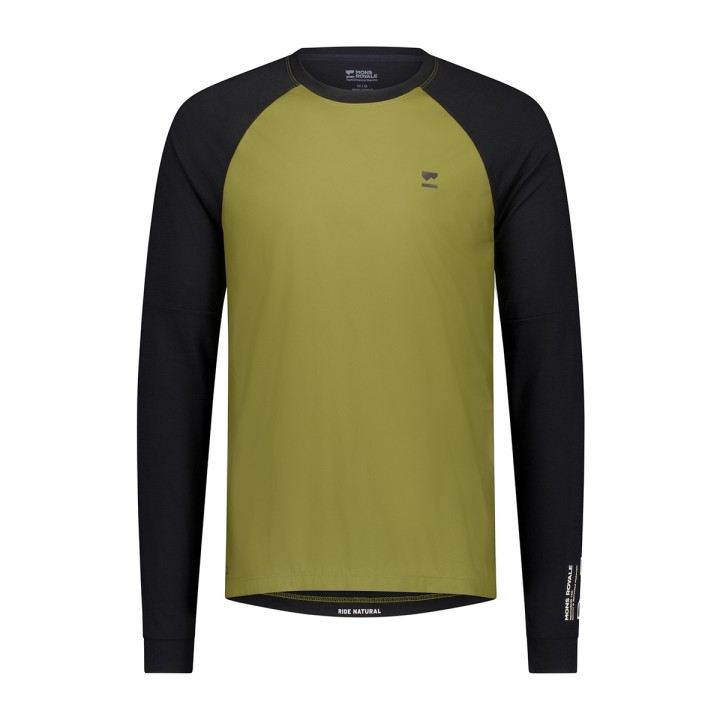 Mons Royale Tarn Wind Jersey - Fern/Black XL