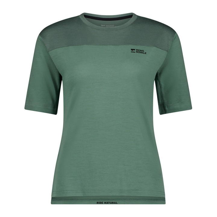 Mons Royale Wms Diversion Bike Jersey - Thyme