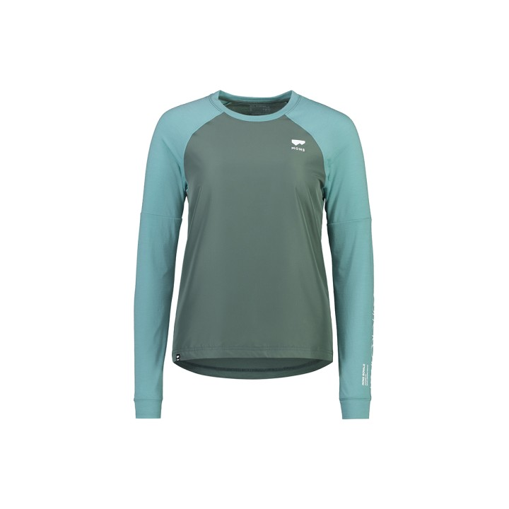Mons Royale Wms Tarn Shift Wind Jersey - Sage M