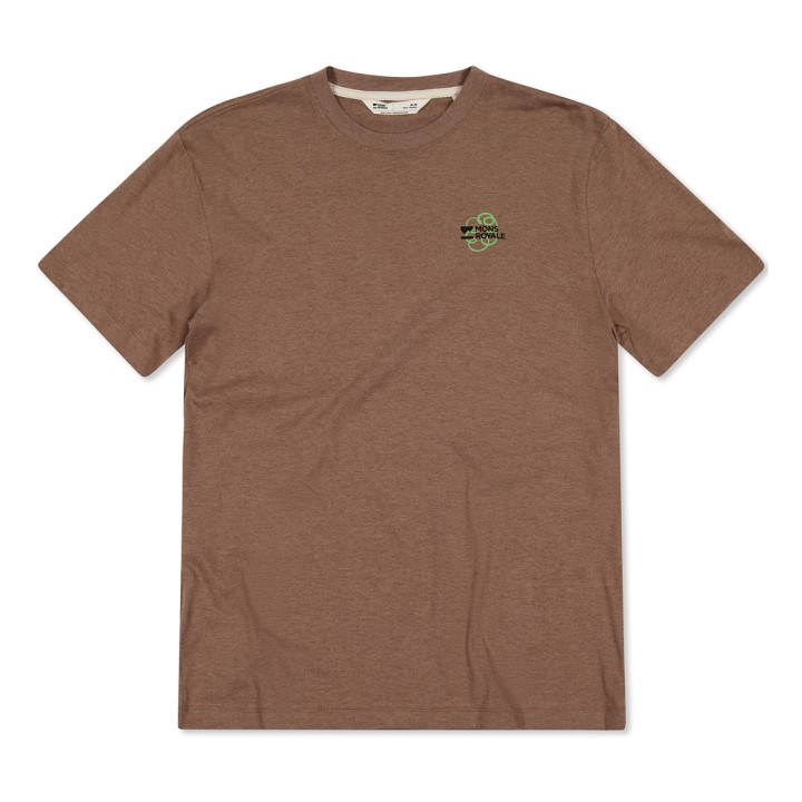 Mons Royale Yonder Cotton T-Shirt - Mocha L