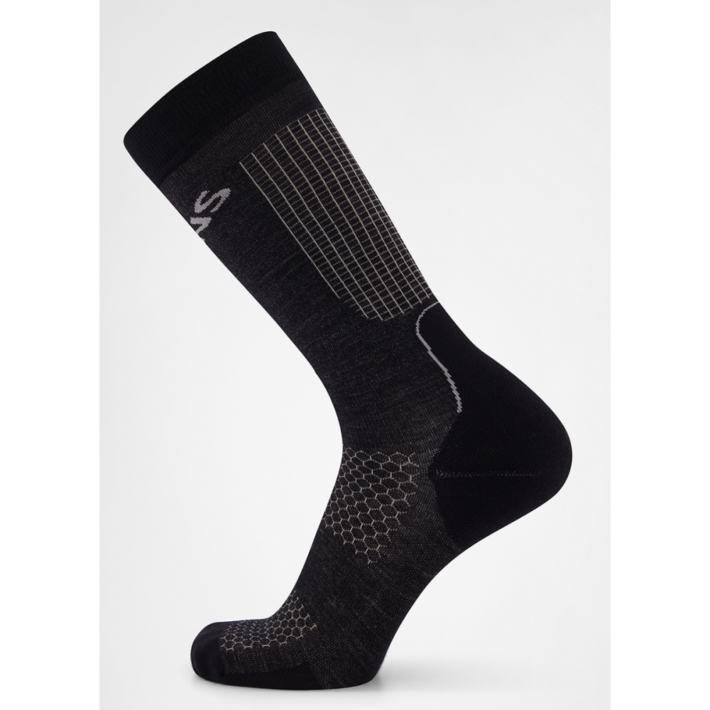 Mons Royale Pro Lite Snow Socks - Black M