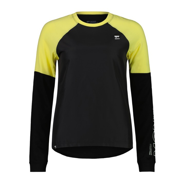 Mons Royale Wms Tarn Shift Wind Jersey - Black M