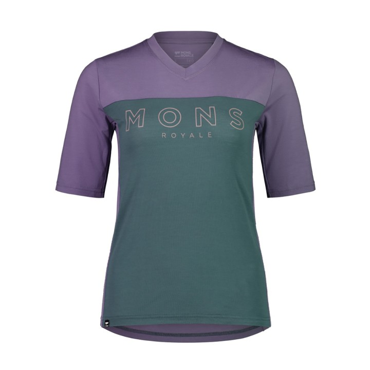 Mons Royale Wms Redwood Enduro Shirt - Thistle S