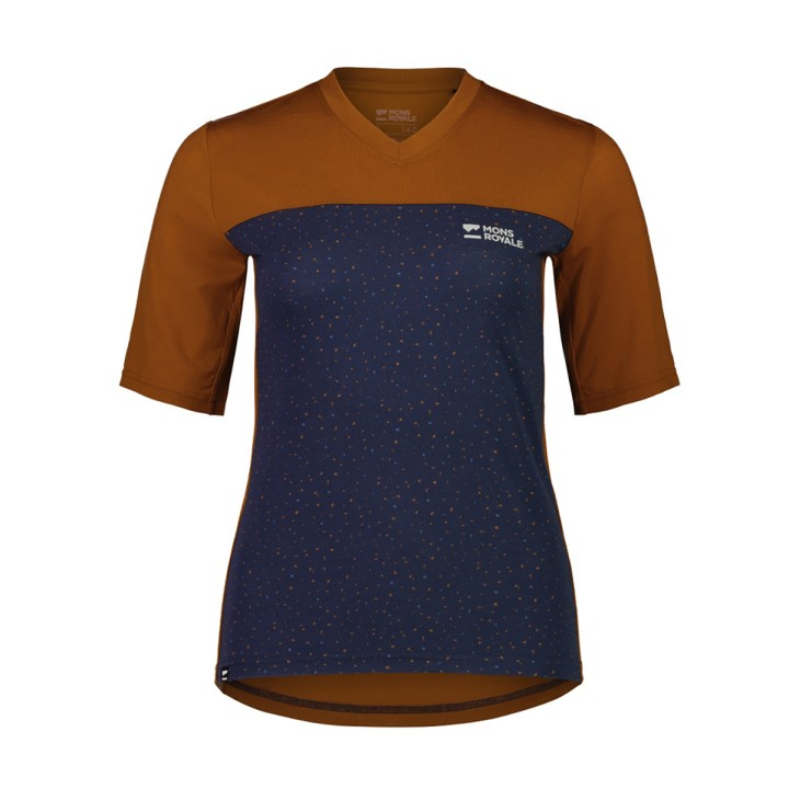 Mons Royale Wms Redwood Enduro Shirt - Midnight L