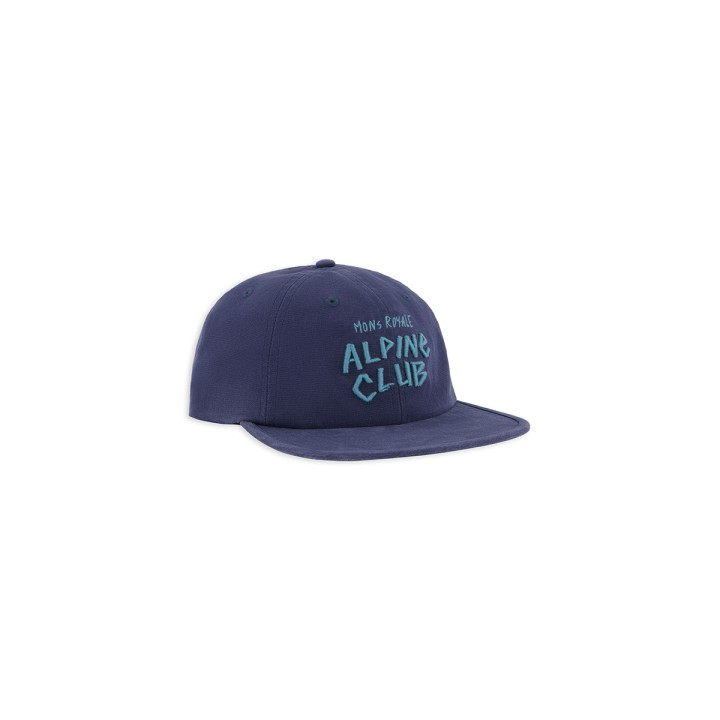 Mons Royale Roam 6 Panel Cap - Dark Denim