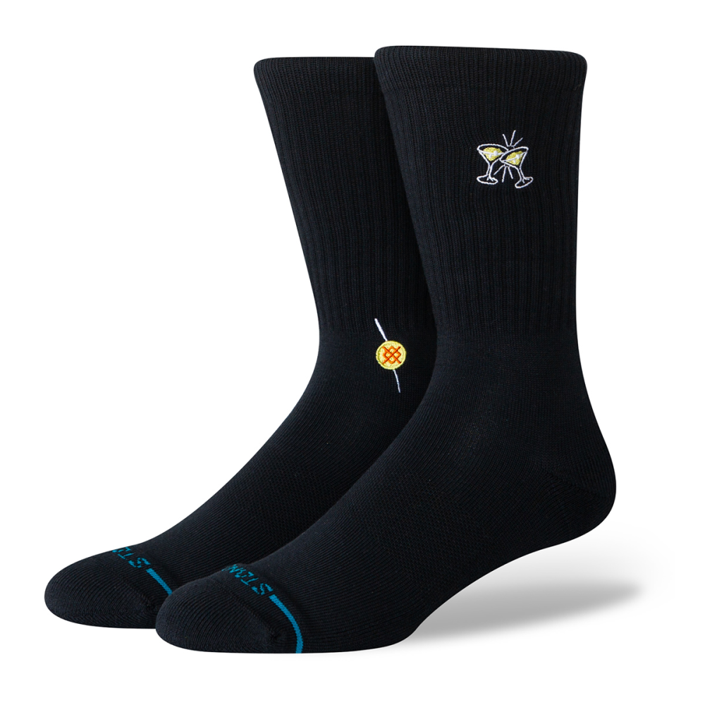 Stance Extra Dirty Crew Socks - Black L