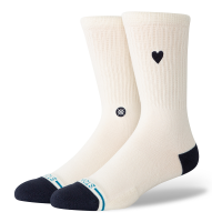 Stance Heart Crew Socks - Canvas M