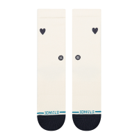 Stance Heart Crew Socks - Canvas M