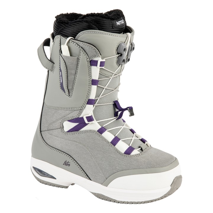 Nitro Nitro Wms Faint TLS Boot - Grey/Purple 25.0